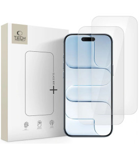 Apsauginis grūdintas stiklas Apple iPhone Air telefonui "Tech-Protect Glass Fit+ 2-Pack"