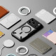 Juodas / skaidrus dėklas Apple iPhone 17 Pro telefonui "Ringke Fusion X Magnetic Magsafe"