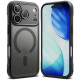 Matinis juodas dėklas Apple iPhone 17 Pro telefonui "Ringke Fusion Bold"