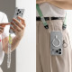 Skaidrus dėklas Apple iPhone 17 Pro telefonui "Ringke Fusion Magnetic Magsafe"