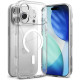 Skaidrus dėklas Apple iPhone 17 Pro telefonui "Ringke Fusion Magnetic Magsafe"