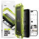 (Privacy) apsauginis grūdintas stiklas Apple iPhone 17 Pro telefonui "Ringke Easy Slide 2-Pack"