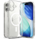 Skaidrus dėklas Apple iPhone 17 telefonui "Ringke Fusion Magnetic Magsafe"