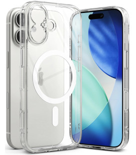 Skaidrus dėklas Apple iPhone 17 telefonui "Ringke Fusion Magnetic Magsafe"