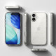 Skaidrus dėklas su blizgučiais Apple iPhone 17 telefonui "Ringke Air Glitter"