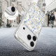 Skaidrus dėklas su gėlėmis Apple iPhone 17 Pro Max telefonui "Tech-Protect Flexair Magsafe Spring Flowers"