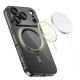 Juodas (Shiny) / skaidrus dėklas Apple iPhone 17 Pro telefonui "Tech-Protect MagFlex Magsafe"