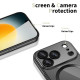 Juodas (Shiny) / skaidrus dėklas Apple iPhone 17 Pro telefonui "Tech-Protect MagFlex Magsafe"