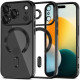 Juodas (Shiny) / skaidrus dėklas Apple iPhone 17 Pro telefonui "Tech-Protect MagFlex Magsafe"