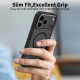Matinis juodas / Gunmetal dėklas Apple iPhone 17 Pro telefonui "Tech-Protect MagEdge Magsafe"