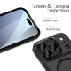 Matinis juodas dėklas Apple iPhone 17 Pro telefonui "Tech-Protect MagCam Magsafe"