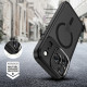 Matinis juodas dėklas Apple iPhone 17 Pro telefonui "Tech-Protect MagCam Magsafe"
