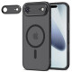 Matinis juodas dėklas Apple iPhone Air telefonui "Tech-Protect MagCam Magsafe"