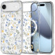 Skaidrus dėklas su gėlėmis Apple iPhone Air telefonui "Tech-Protect Flexair Magsafe Spring Flowers"