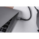 Juodas USB-C - USB-C QC4.0 PD 5A 240W 200cm laidas "Forcell F-ENERGY C263"