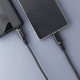 Juodas USB-C - USB-C QC4.0 PD 5A 100W Digital 120cm laidas "Forcell F-ENERGY C277"