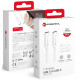 Baltas USB-C - USB-C QC4.0 PD 3A 60W 200cm laidas "Forcell F-ENERGY C338"