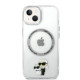 Skaidrus dėklas Apple iPhone 13 telefonui "Karl Lagerfeld IML Karl and Choupette MagSafe Case"