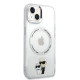 Skaidrus dėklas Apple iPhone 13 telefonui "Karl Lagerfeld IML Karl and Choupette MagSafe Case"