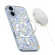 Skaidrus dėklas su gėlėmis Apple iPhone 17 telefonui "Tech-Protect Flexair Magsafe Spring Flowers"