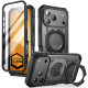 Juodas dėklas Apple iPhone 17 Pro Max telefonui "Supcase UB Grip Pro MAG Magsafe"
