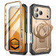 Auksinės spalvos dėklas Apple iPhone 17 Pro Max telefonui "Supcase UB Grip Pro MAG Magsafe"