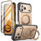 Auksinės spalvos dėklas Apple iPhone 17 Pro Max telefonui "Supcase UB Grip Pro MAG Magsafe"