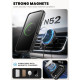 Juodas dėklas Apple iPhone 17 Pro Max telefonui "Supcase IBLSN Ares Flip MAG Magsafe"