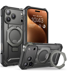 Pilkas dėklas Apple iPhone 17 Pro Max telefonui "Supcase UB Grip MAG Magsafe"