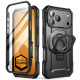 Juodas dėklas Apple iPhone 17 Pro telefonui "Supcase UB Grip Pro MAG Magsafe"