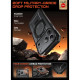 Juodas dėklas Apple iPhone 17 Pro telefonui "Supcase UB Grip MAG Magsafe"