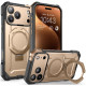 Auksinės spalvos dėklas Apple iPhone 17 Pro telefonui "Supcase UB Grip MAG Magsafe"