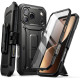 Juodas dėklas Apple iPhone 17 Pro telefonui "Supcase Unicorn Beetle Pro"