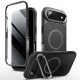 Juodas dėklas Apple iPhone Air telefonui "Supcase IBLSN Ares Flip MAG Magsafe"