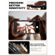 Juodas dėklas Apple iPhone Air telefonui "Supcase IBLSN Ares Flip MAG Magsafe"
