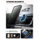 Juodas dėklas Apple iPhone Air telefonui "Supcase IBLSN Ares Flip MAG Magsafe"