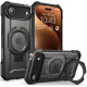 Juodas dėklas Apple iPhone Air telefonui "Supcase UB Grip MAG Magsafe"