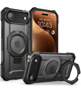 Juodas dėklas Apple iPhone Air telefonui "Supcase UB Grip MAG Magsafe"