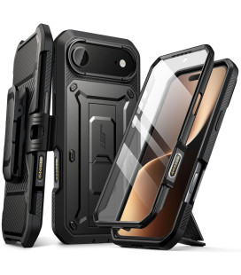 Juodas dėklas Apple iPhone Air telefonui "Supcase Unicorn Beetle Pro"