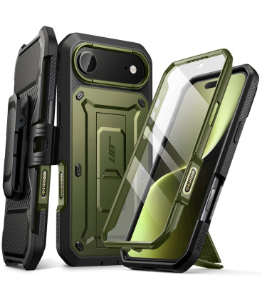 Žalias dėklas Apple iPhone Air telefonui "Supcase Unicorn Beetle Pro"