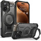 Juodas dėklas Apple iPhone 17 telefonui "Supcase UB Grip MAG Magsafe"