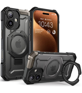 Juodas dėklas Apple iPhone 17 telefonui "Supcase UB Grip MAG Magsafe"