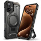 Juodas dėklas Apple iPhone 17 telefonui "Supcase UB Grip MAG Magsafe"