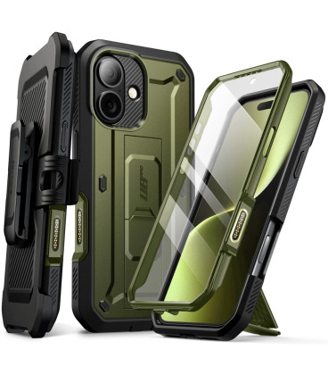 Žalias dėklas Apple iPhone 17 telefonui "Supcase Unicorn Beetle Pro"