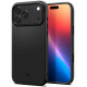 Juodas dėklas Apple iPhone 17 Pro Max / 18 Pro Max telefonui "Spigen Enzo Aramid T Mag Magsafe"