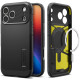 Juodas dėklas Apple iPhone 17 Pro Max telefonui "Spigen Tough Armor T MAG Magsafe"