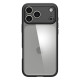 Matinis juodas / skaidrus dėklas Apple iPhone 17 Pro telefonui "Spigen Ultra Hybrid"