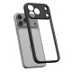 Matinis juodas / skaidrus dėklas Apple iPhone 17 Pro telefonui "Spigen Ultra Hybrid"