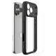 Matinis juodas / skaidrus dėklas Apple iPhone 17 Pro telefonui "Spigen Ultra Hybrid"