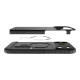 Juodas dėklas Apple iPhone 17 Pro telefonui "Spigen Tough Armor T MAG Magsafe"
